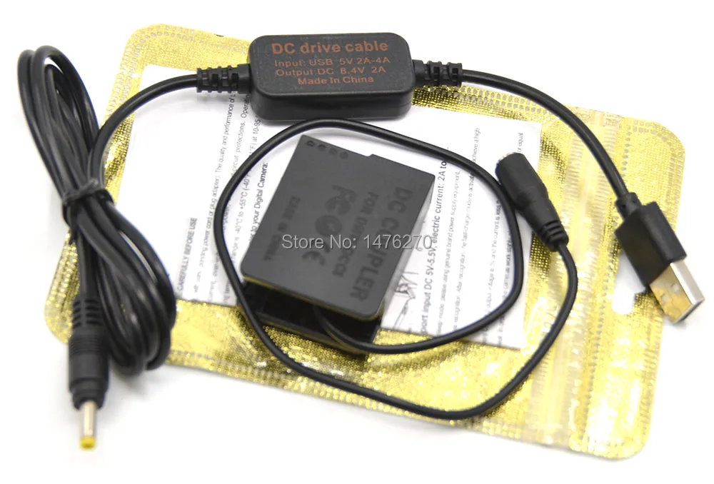Мобильный банк питания usb кабель+ DMW-DCC8 BLC12E аккумуляторной батареей для lumix DMC GH2 GH2K GH2S G81 G85 FZ1000 FZ2000 FZ300 FZ200 G6 G7 G5
