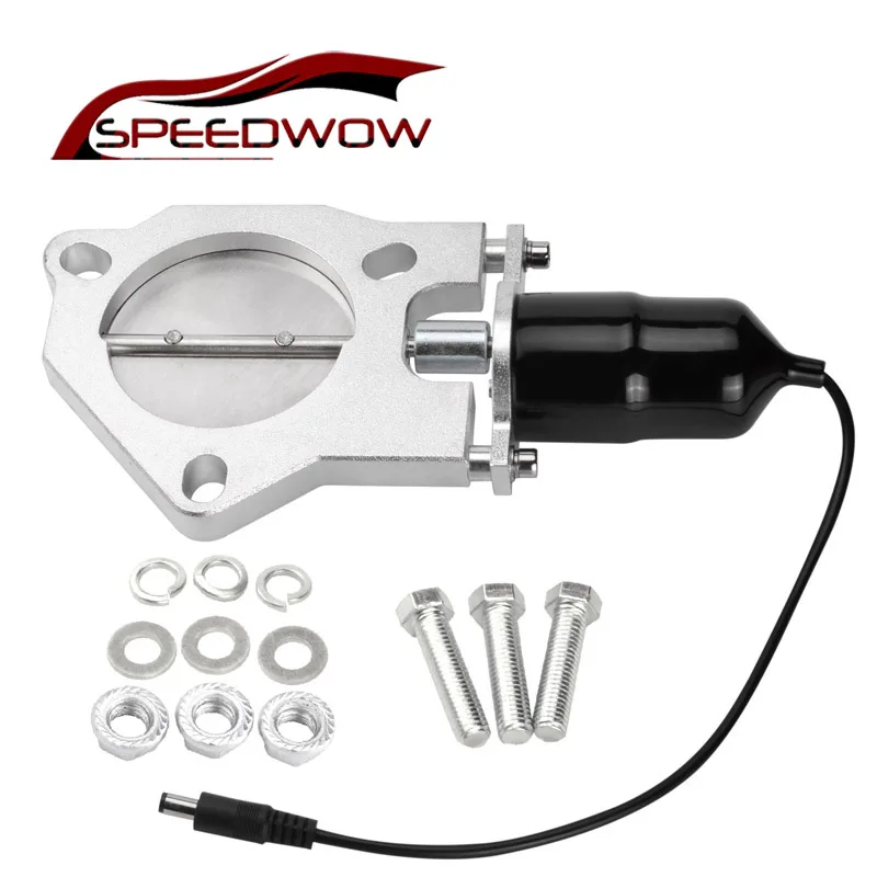 SPEEDWOW 3 дюйма Электрический выхлоп вырубной Y pipe клапан для автомобиля