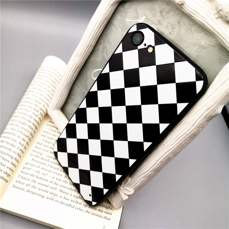 Simple black and white shell original lanyard invisible ring bracket For Samsung galaxy A5 6 7 8 Plus 9 2018 all inclusive |