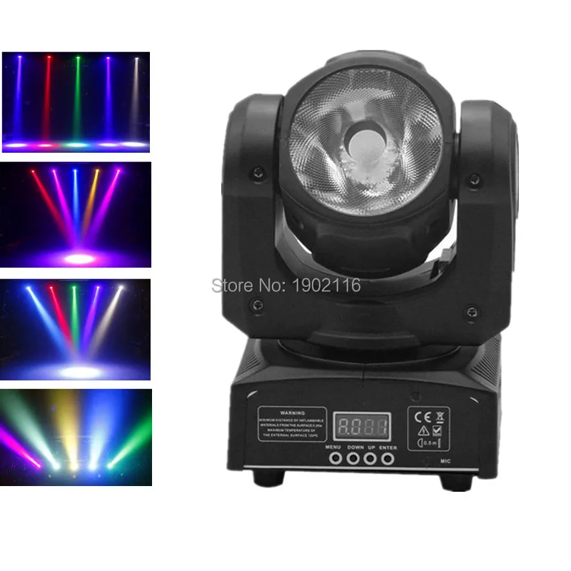 8 шт. 60 Вт RGBW 4в1 светодиодный светильник DMX512 светодиодный светильник с подвижной головкой Профессиональный DJ/бар/вечерние/шоу/сценический светильник ing светодиодный светильник