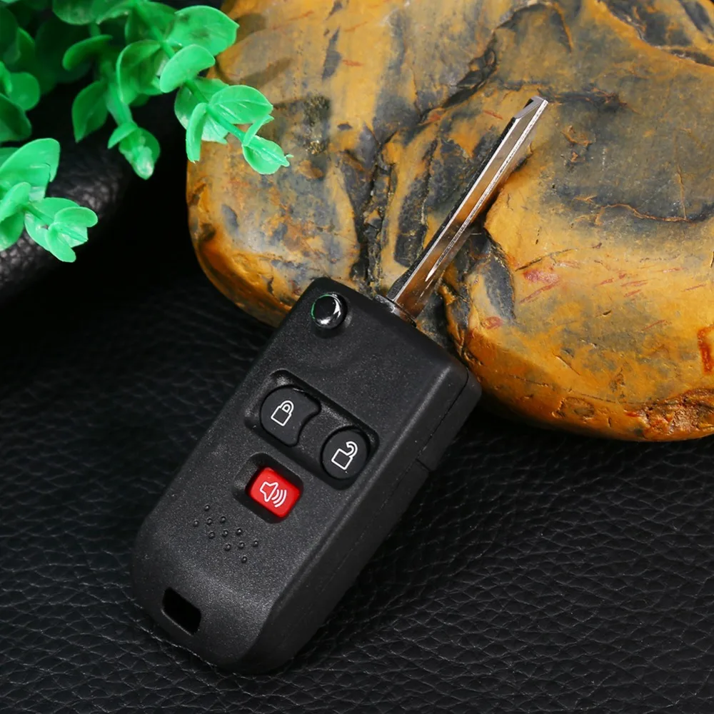 Авто-Стайлинг 3 кнопки Авто пульт дистанционного управления флип/складной