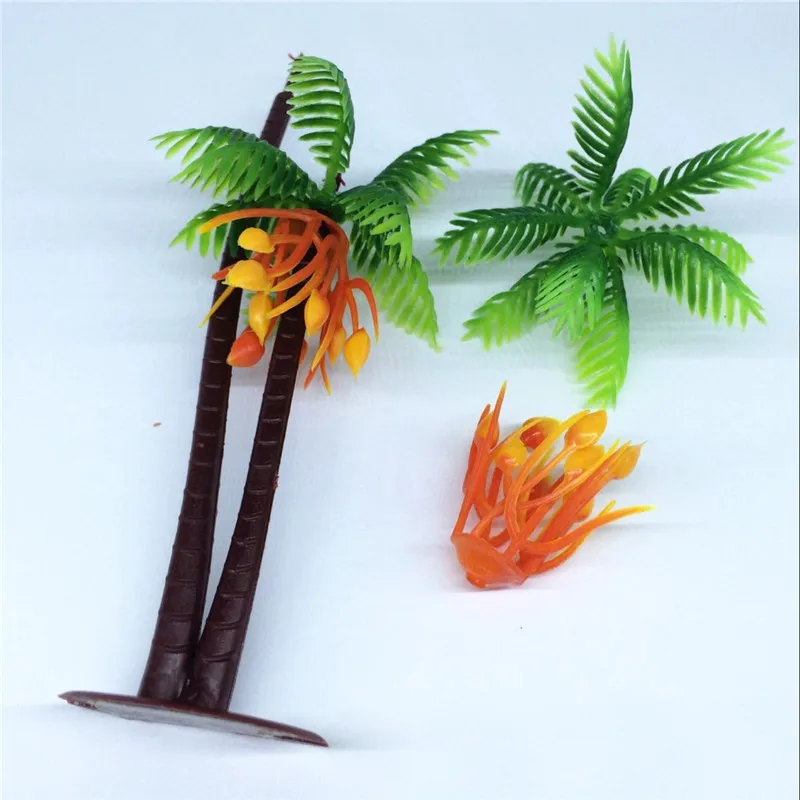 10 шт. 15 см набор поездов пейзаж песок стол Модель Дерево Искусственные