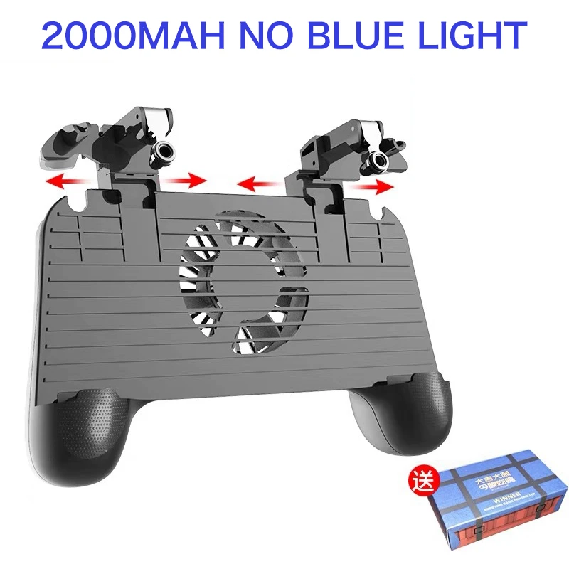 2000 no bule light Мобильный игровой контроллер PUBG геймпад триггер Aim Кнопка L1R1 джойстик для шутеров для IPhone игровой коврик для игровой площадки аксессуары - Цвет: 2000 no bule light