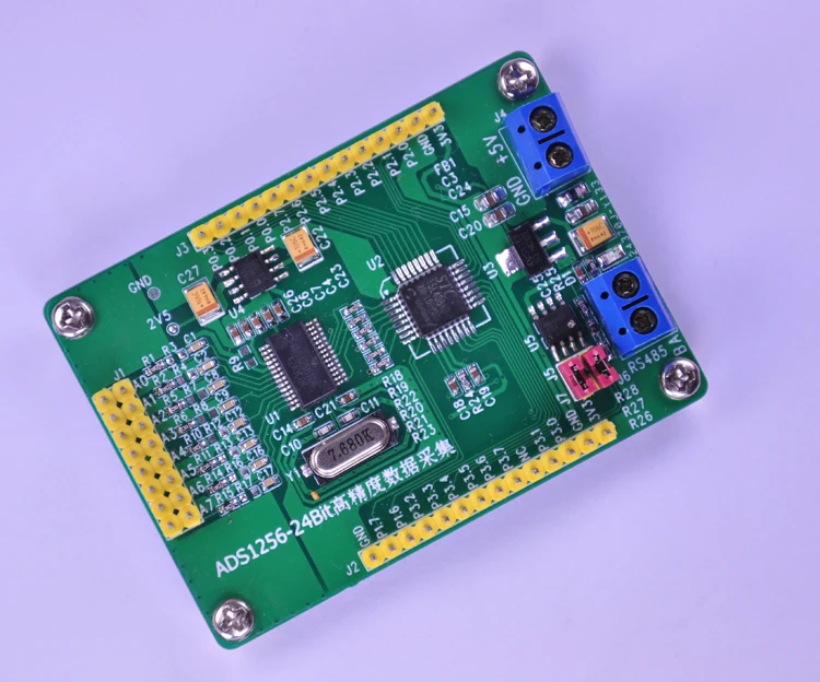 

ADS1256 24 bit data conversion 8 channel AD module high precision ADC acquisition data acquisition card
