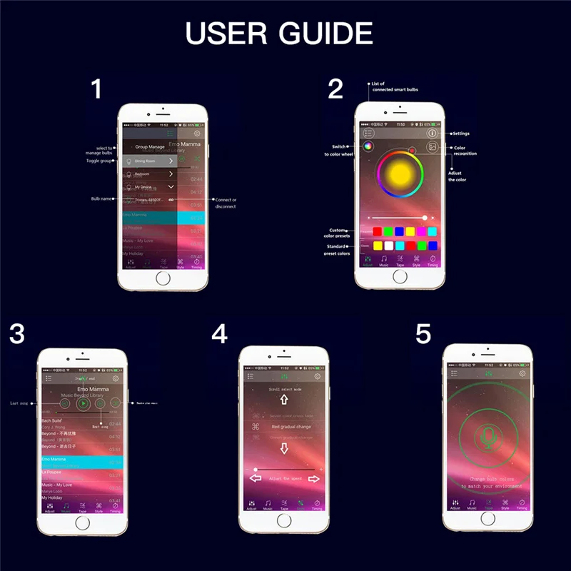 H2CNC RGB светодиодный Pod Рок Огни Bluetooth многоцветный приложение неоновые IP67 светодиодный светильник комплект 4/6/8 накладки для Jeep грузовых автомобилей ATV внедорожник автомобиль Лодка