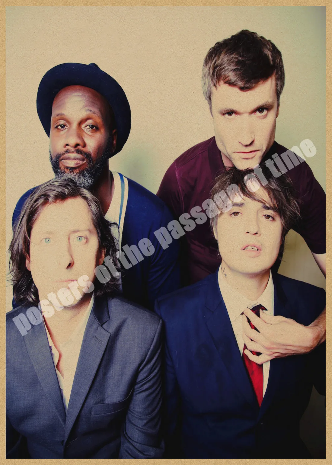 Винтажные плакаты Libertines/Рок ВИНТАЖНЫЙ ПЛАКАТ/ретро крафт плакаты декоративный Рисунок для бара