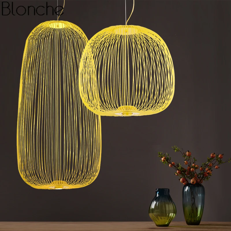 Foscarini спицы 1/2 подвесные светильники современный светодиодный подвесной светильник Лофт промышленная птица подвесная клеть светильники для столовой домашний декор