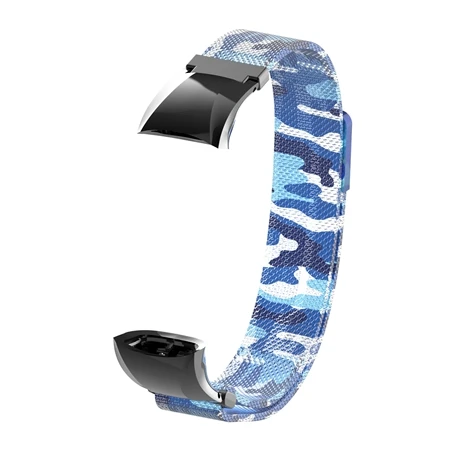 Camouflage blue Обновленный Миланский металлический ремешок для huawei honor Band 4, магнитный браслет из нержавеющей стали для honor band 4, аксессуары - Цвет: Camouflage blue