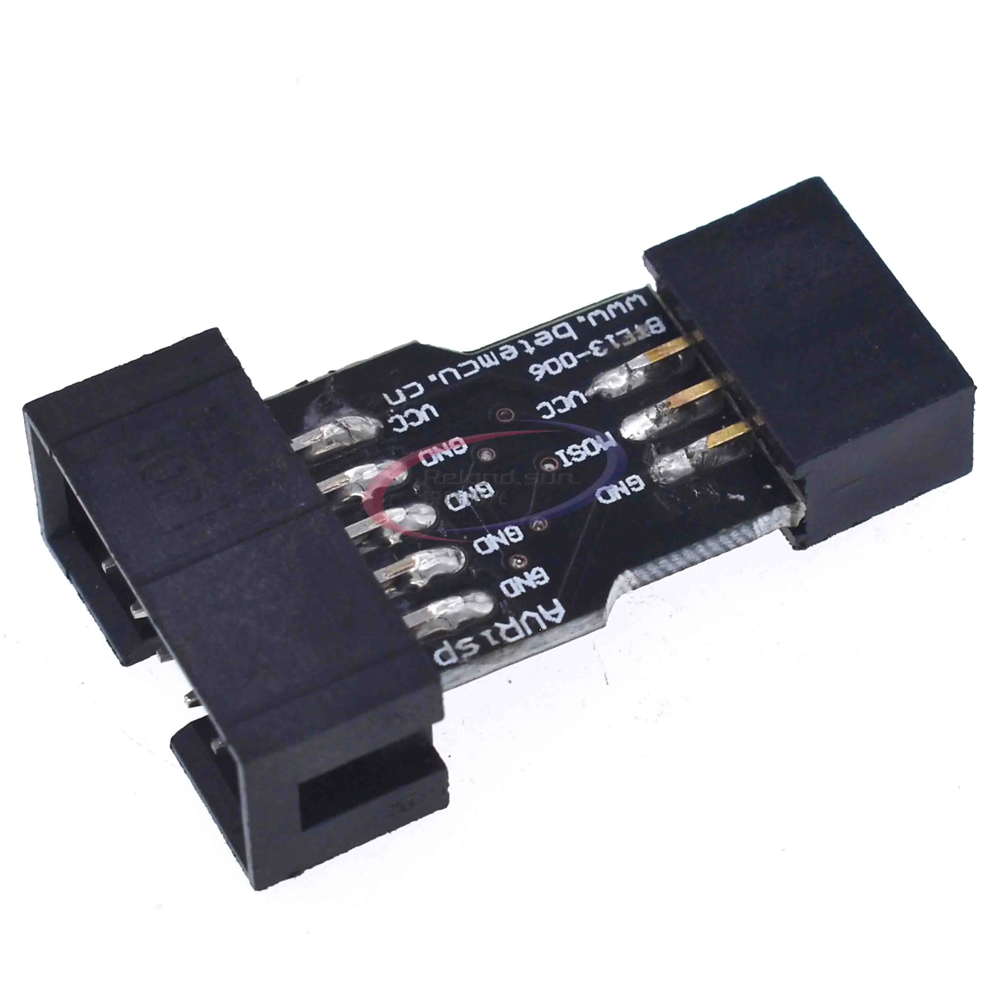 Преобразователь с 10 Pin на 6 Pin в стандартный 10 Pin на 6 Pin, плата адаптера для ATMEL STK500 AVRISP USBASP ISP, преобразователь интерфейса AVR, 2 шт.