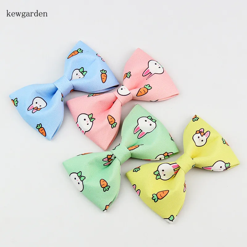 Kewgarden DIY брошь аксессуары для волос мультяшный Кот кролик ткань атласная лента 25