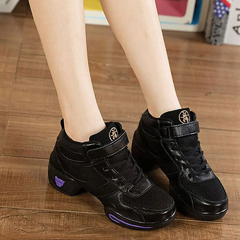 

Women's Dance Shoes Jazz Sneakers Women Platform Black Shoes For Men Salsa Modern Dancing Shoes Low Heeled Shoes Sapatos Menina