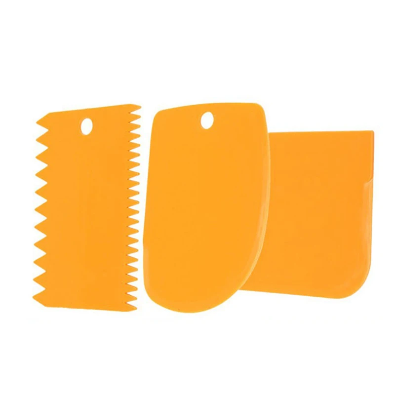 3 шт. инструменты для украшения торта многофункциональное лезвие разглаживатель