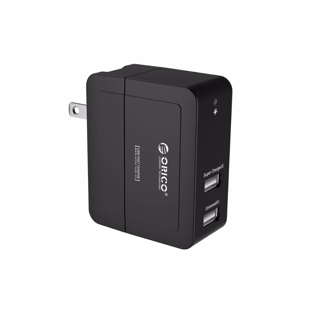 ORICO 5V2. 4A 5V1. 5A USB зарядное устройство US Plug дорожное настенное зарядное устройство адаптер 12 Вт портативное зарядное устройство для смартфона черный белый