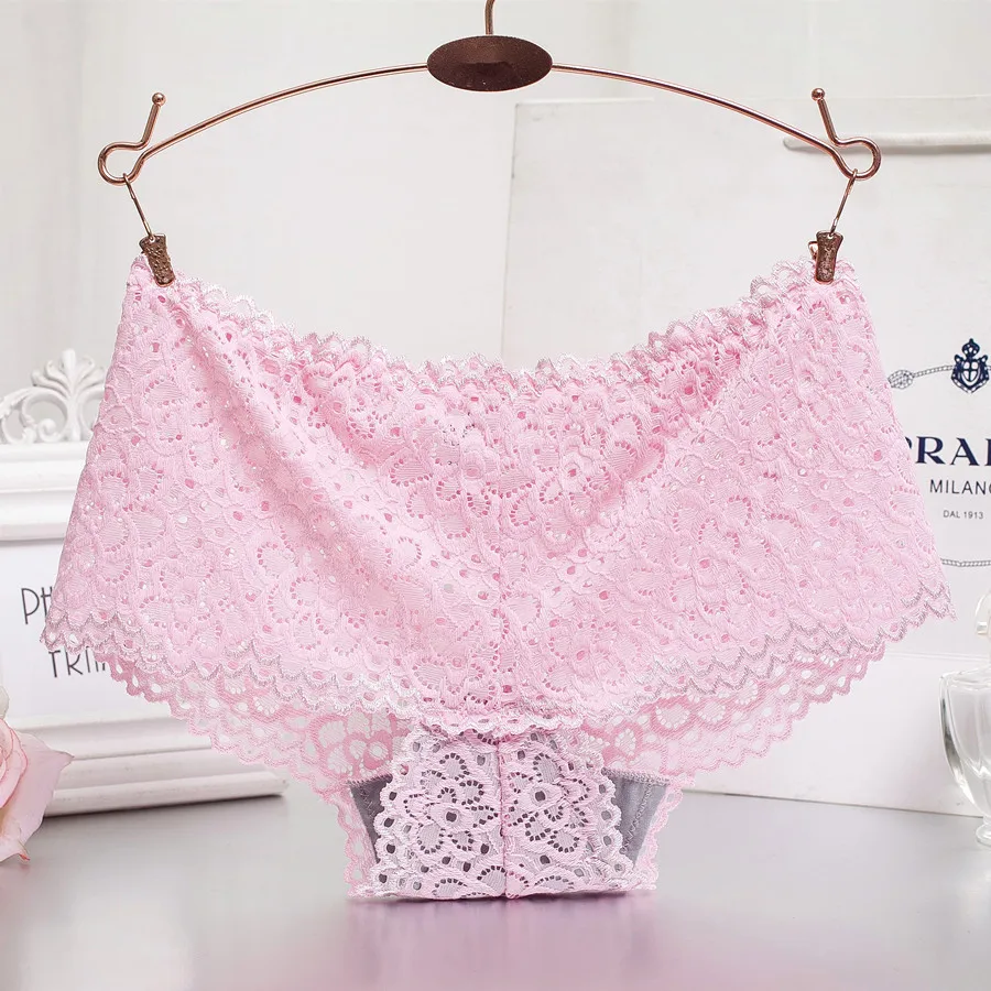 Бесплатная доставка новинка кружевные боксеры без следов на талии женское
