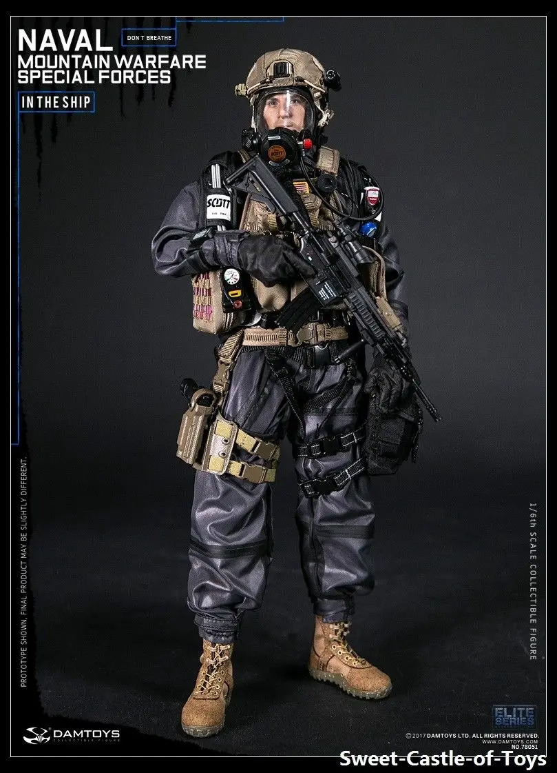 DAM 78051 1/6 DAMTOYS Военная горная война Коллекционная экшн-фигурка спецназа для