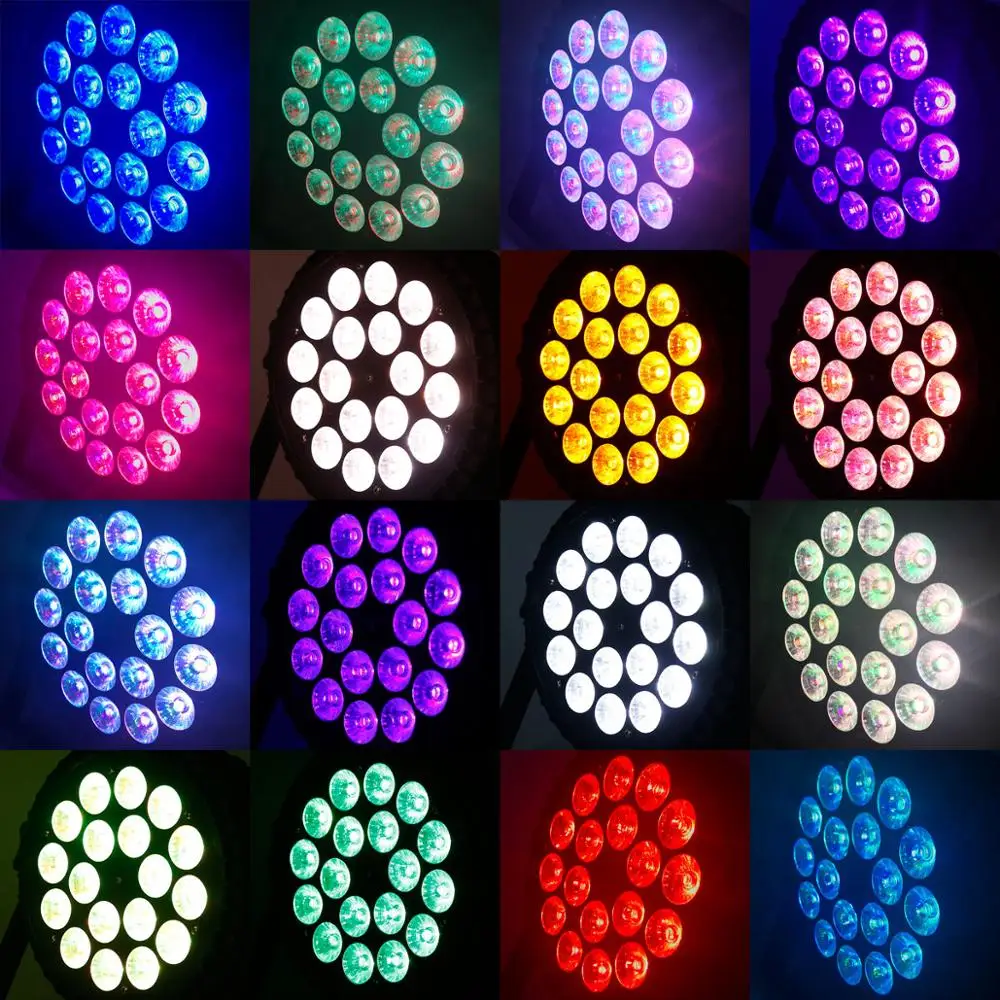 Водонепроницаемый IP65 18X15 Вт LED DJ Par свет 6 в 1 RGBWA UV PAR64 DMX сценическое