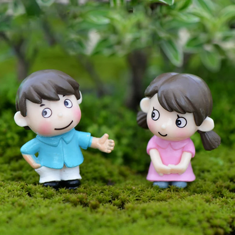 2 шт. домашний декор миниатюрная сказочная садовая фигурка полимерные украшения