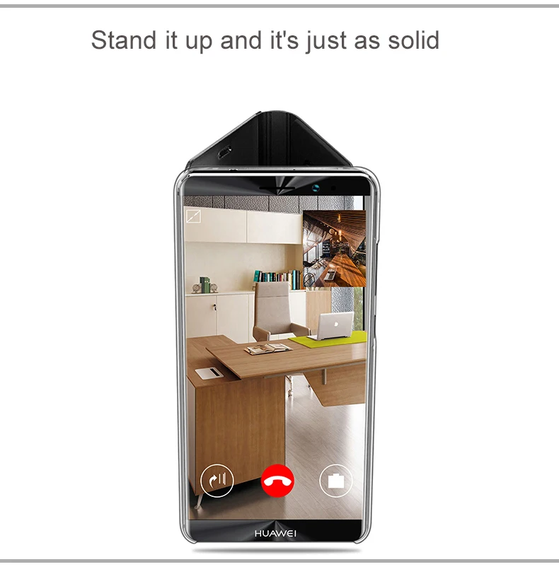 Умный кожаный откидной зеркальный чехол с подставкой для huawei mate 8 9 10 Pro Lite P8 P9 P10 Plus P20 Pro P20 P Smart Honor 10