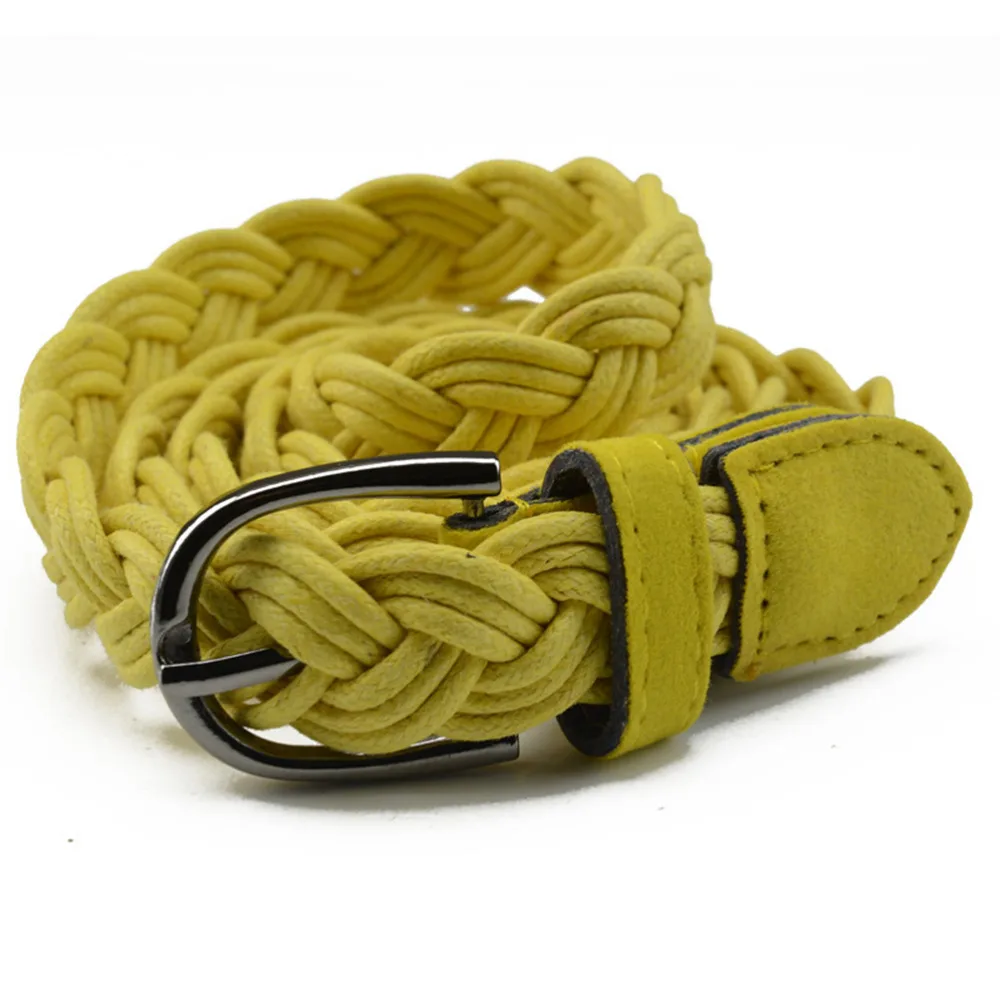 

High Quality Woven Belt women Fashion Mens Belts Braided Straps Men Jeans Wide Girdle Male Casual Belt
