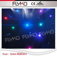 full color led lighting nightclub ktv stage star curtain flashlight led screen 3x5m