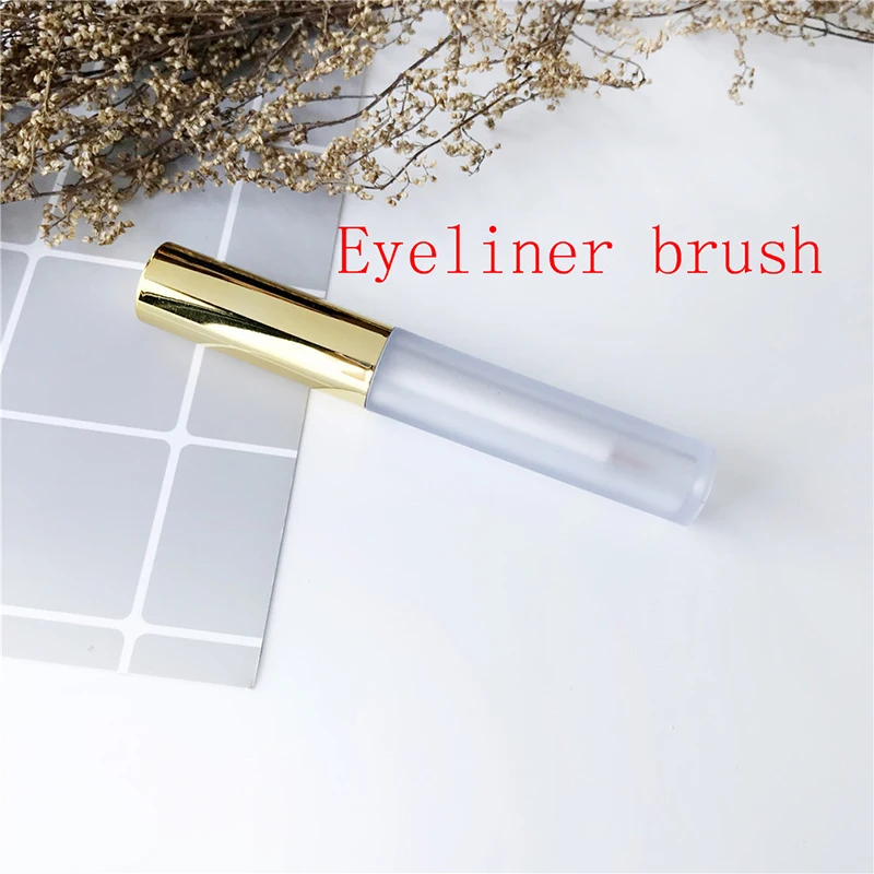 1 шт. портативный прозрачный матовый Круглый Блеск для губ пустая черная туба с