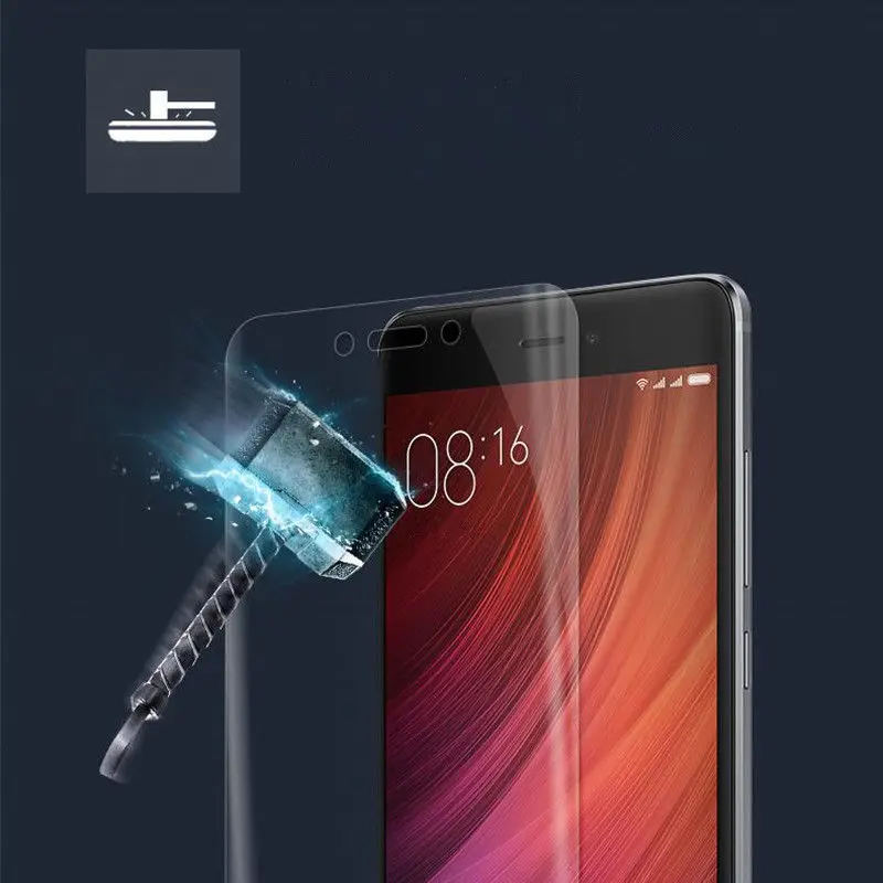 Изогнутая защитная пленка на весь экран для Xiaomi Redmi Note 3 4 Pro 5A 5 5S Plus 6 4X мягкий чехол