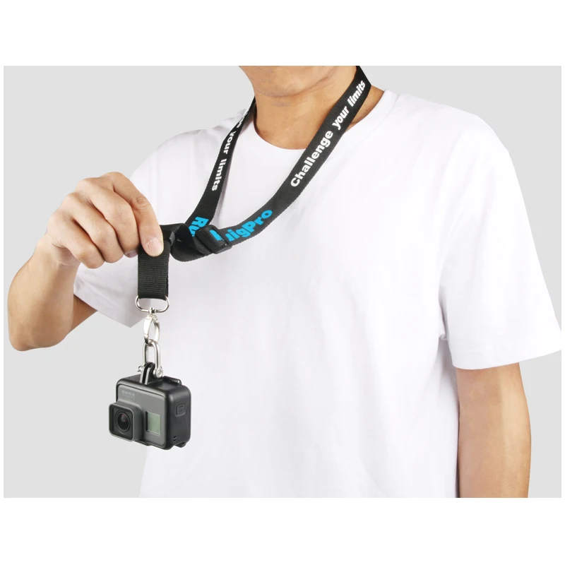 Для GoPro аксессуары шейный ремешок слинг с быстросъемной пряжкой для GoPro 8 7 6 5 5S 4 3+ 3 2 1 экшн-камера