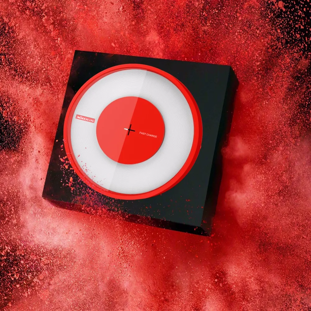 Nilkin для iPhone X 8 Plus Беспроводное зарядное устройство NILLKIN Magic Disk 4 быстрый QI беспроводной зарядный коврик для samsung S9 S8 плюс S7 Примечание 8