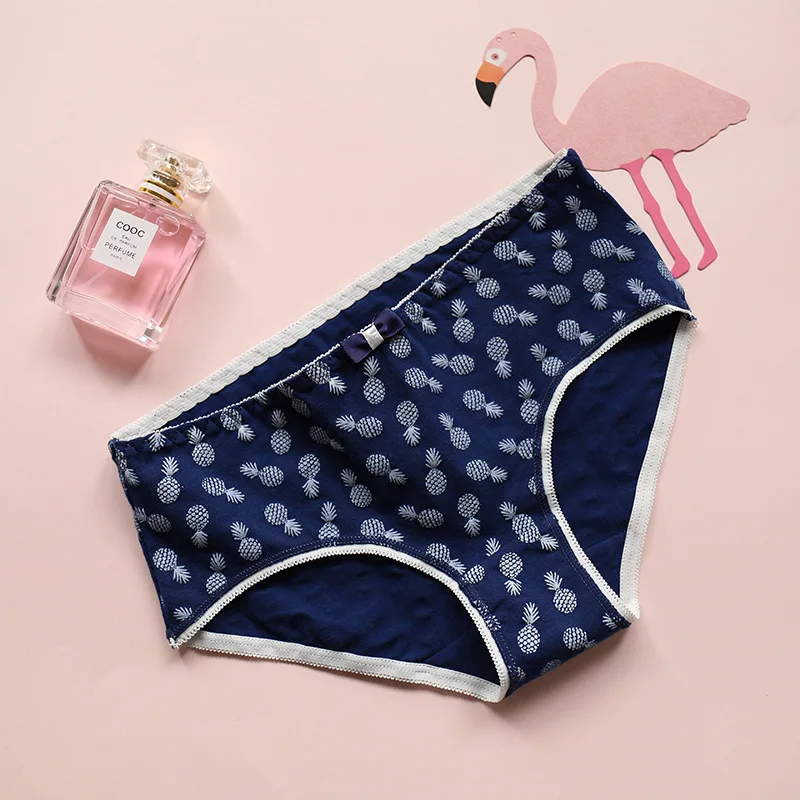 Хлопковое нижнее белье с принтом для девочек детские трусики органическое