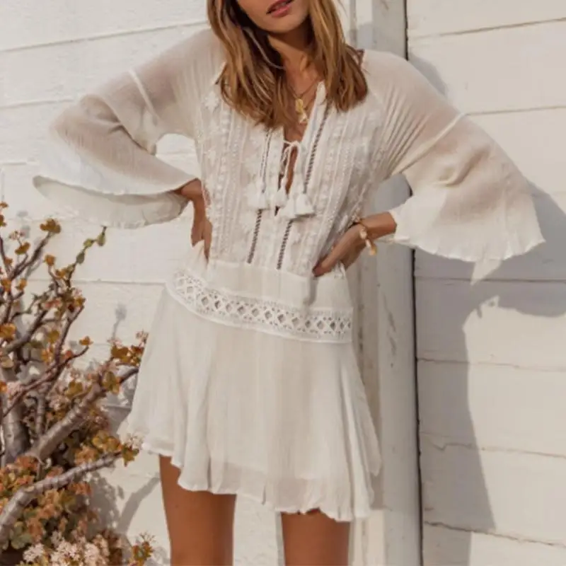 Куркума закрывает полый вязаный купальник для женщин 2019 летний женский