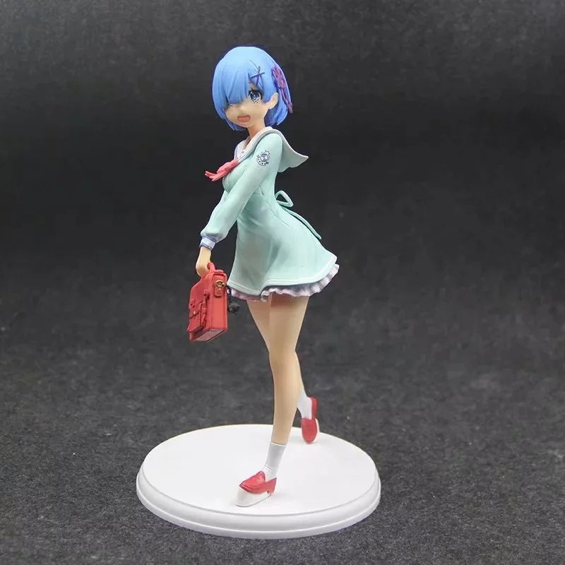 Фигурка японского аниме Re: from zero to different world life Rem 23 см школьная форма экшн фигурка