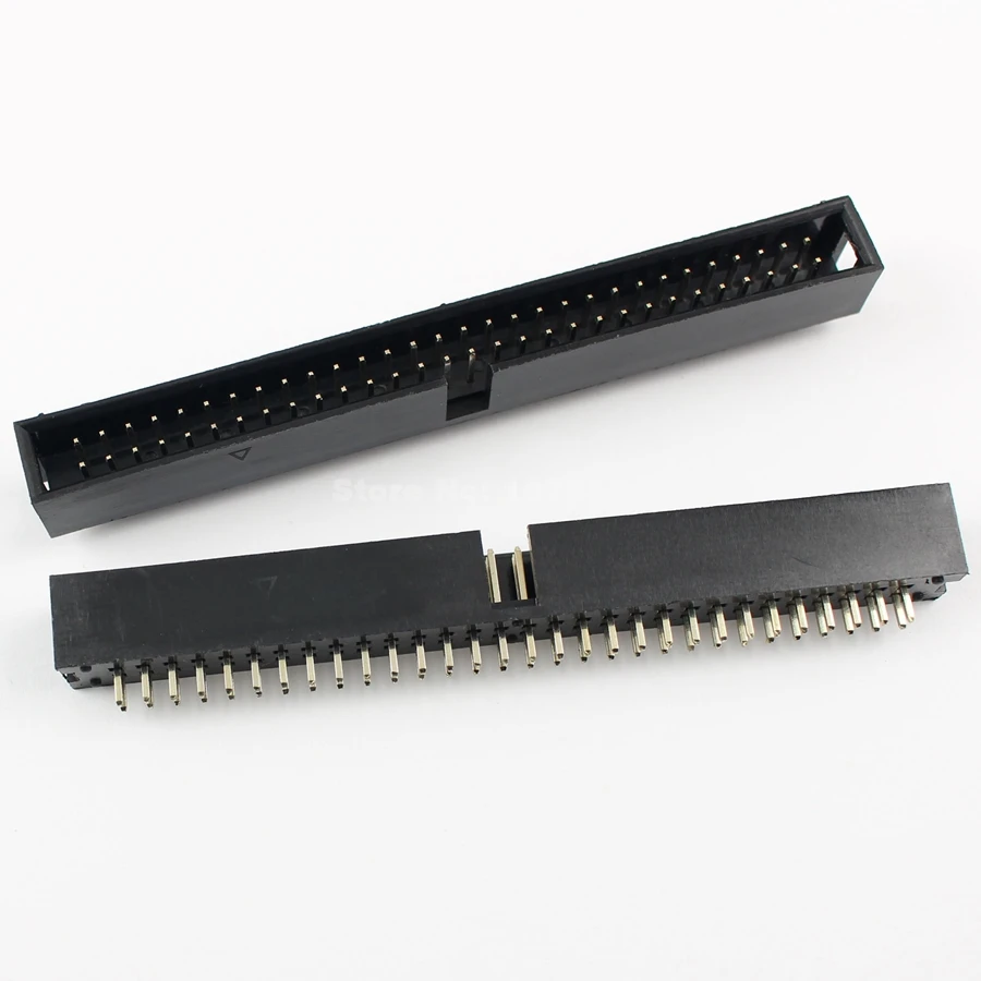 100 шт. 2 54 мм 2x30 контактов 60 прямой Штекерный кожух PCB Box header IDC разъем|socket header|socket