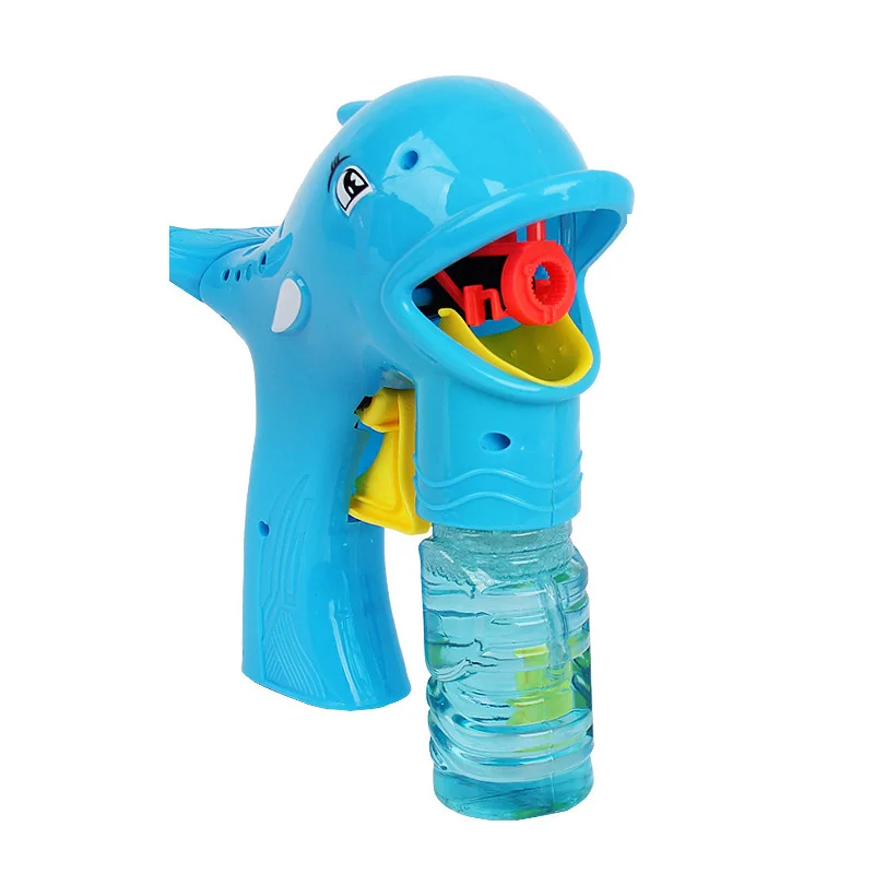 dolphin blue Sumer игрушки на открытом воздухе для детей пузырчатая воздуходувка машина мультфильм Дельфин пистолет модели автомобилей детские подарки - Цвет: dolphin blue