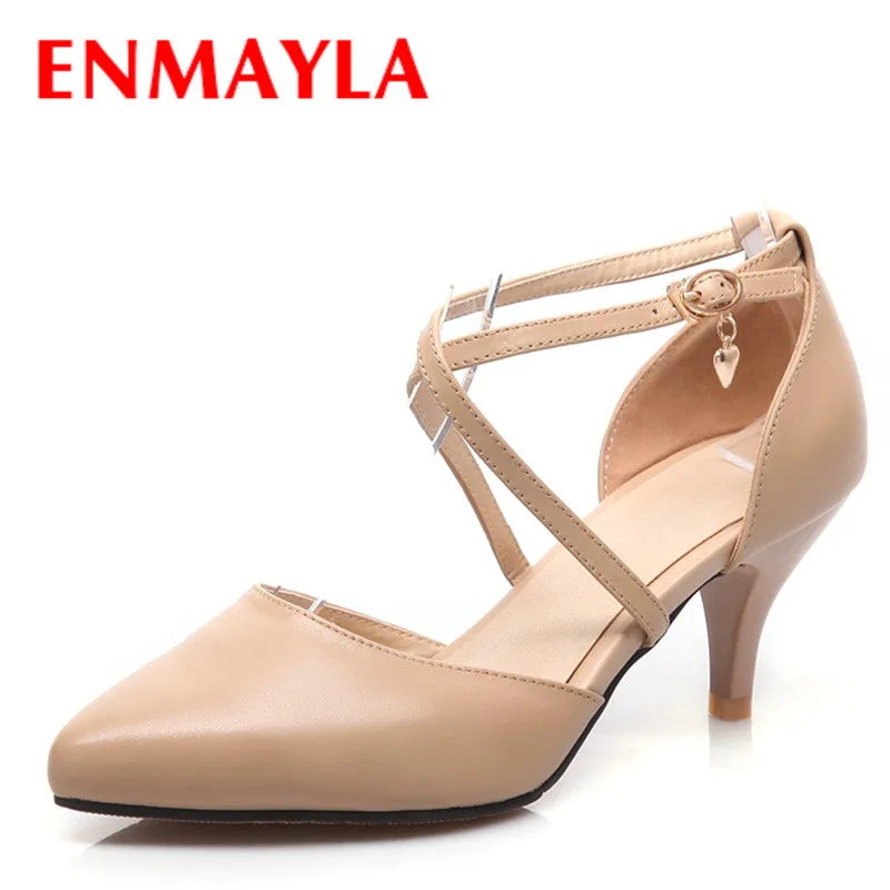 ENMAYLA/Популярные Новые Модные пикантные туфли лодочки на шпильке с острым носком