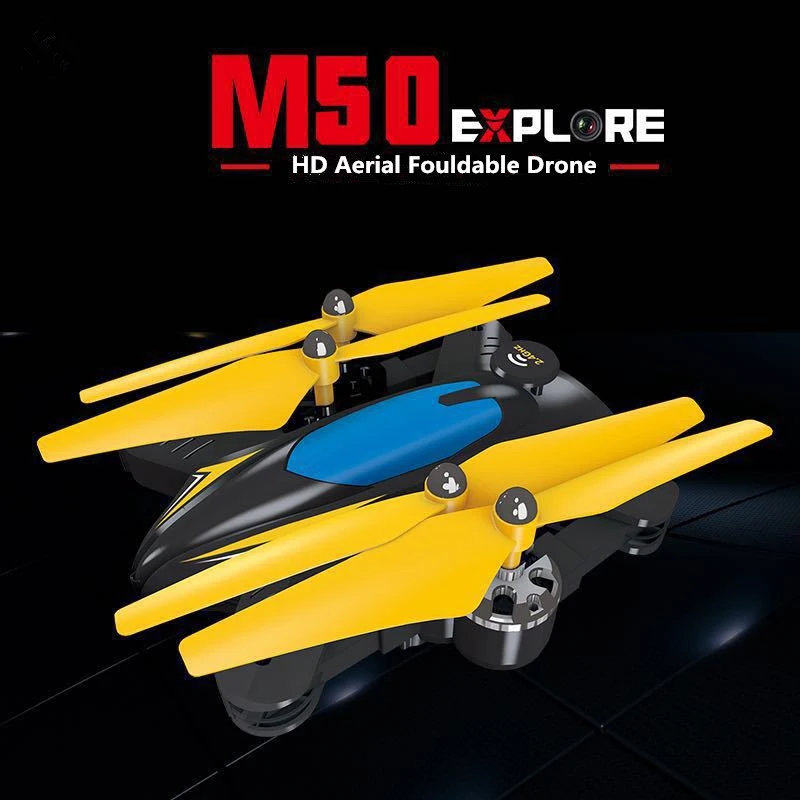 Профессиональный складной WI FI FPV дрона с дистанционным управлением M50 зависания в