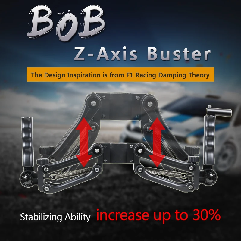 Steadymaker BOB Buster Gimbal Arm с пружинной двойной ручкой Steadicam Rig для Zhiyun Gimbal Crane 2 Plus Feiyu DJI RONIN S Moza
