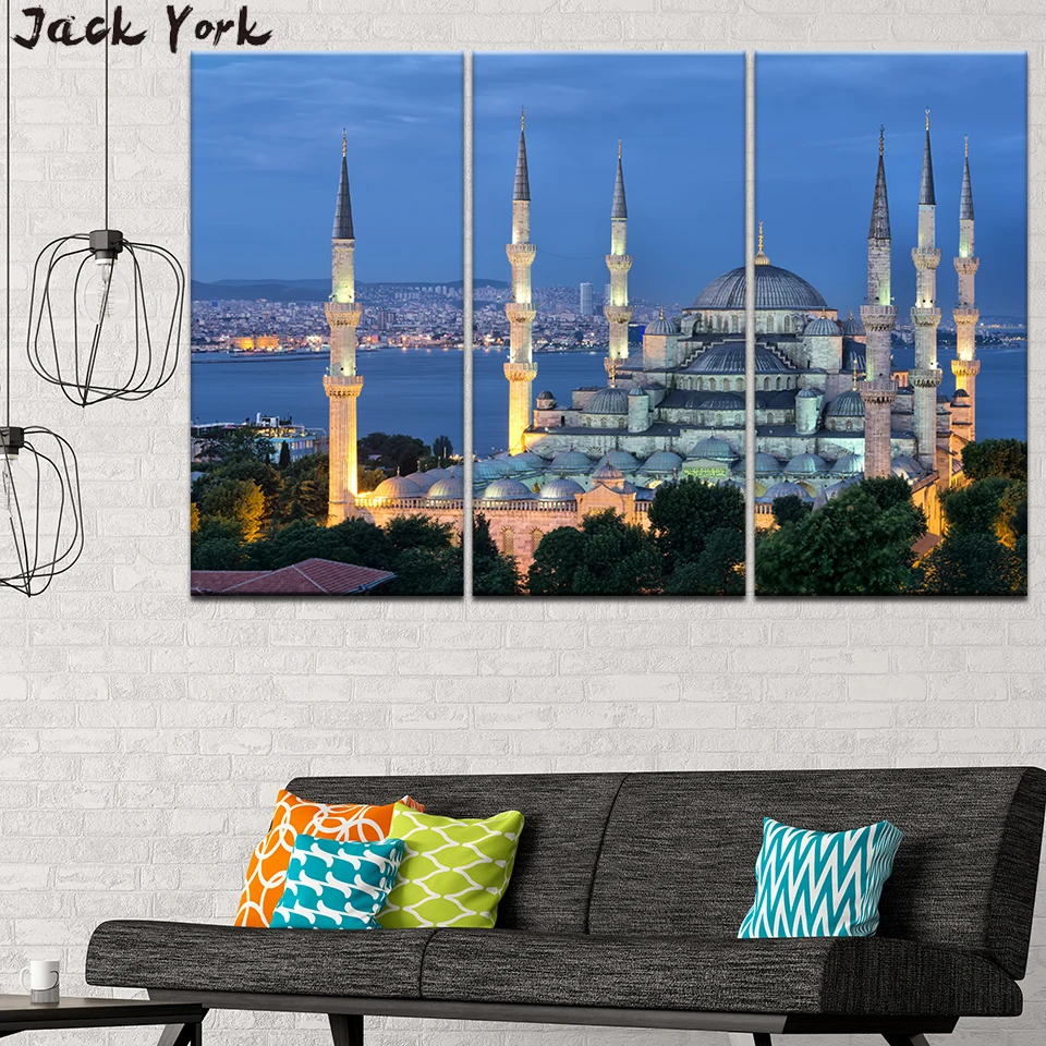 Картина на холсте Султан ночью 3 шт. | Дом и сад