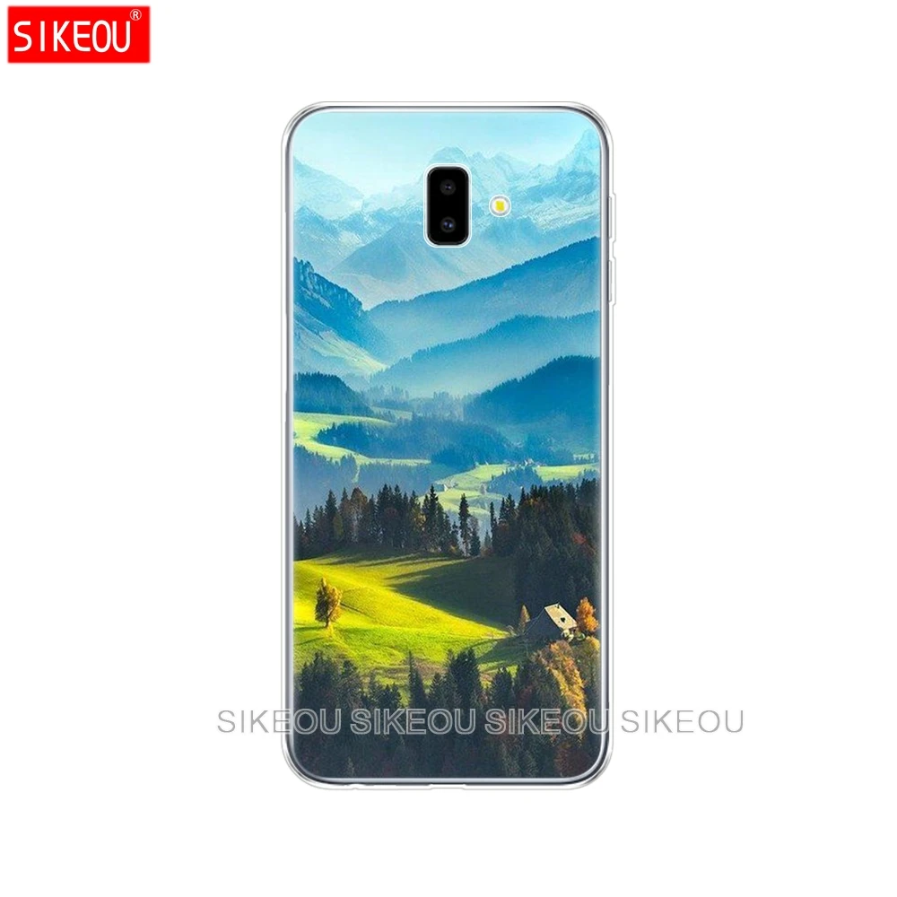 Чехол для samsung galaxy j6 чехол eu j600 Мягкий силиконовый чехол для samsung galaxy j6 plus j6+ j 6 plus j610 чехол - Цвет: 10712
