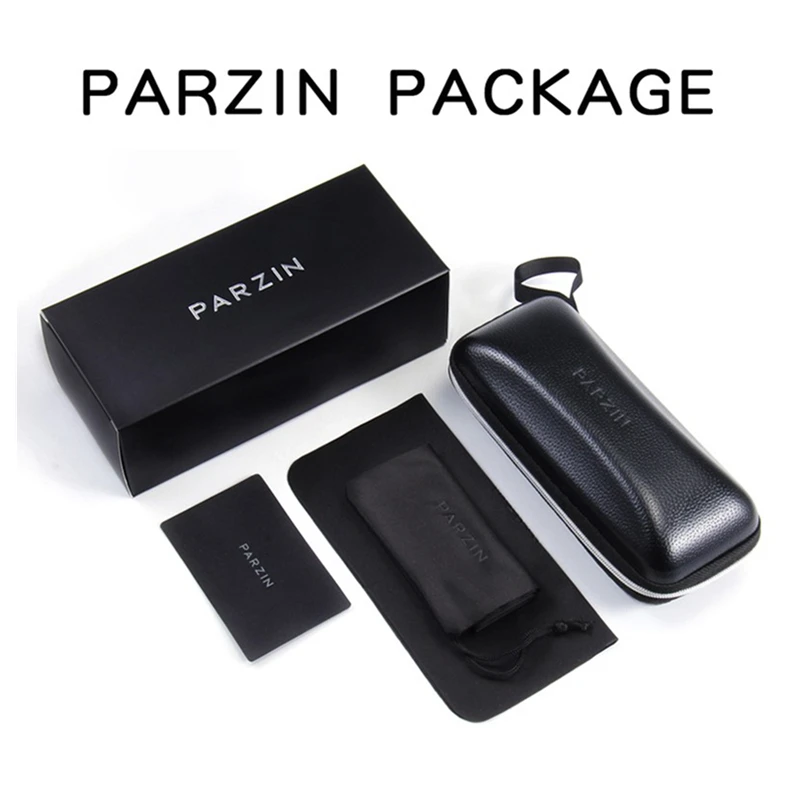 

PARZIN Polarized Sunglasses Women Brand Designer Oversized Female Sun Glasses Elegant Big Frame Ladies Shadies UV400 Black 6216