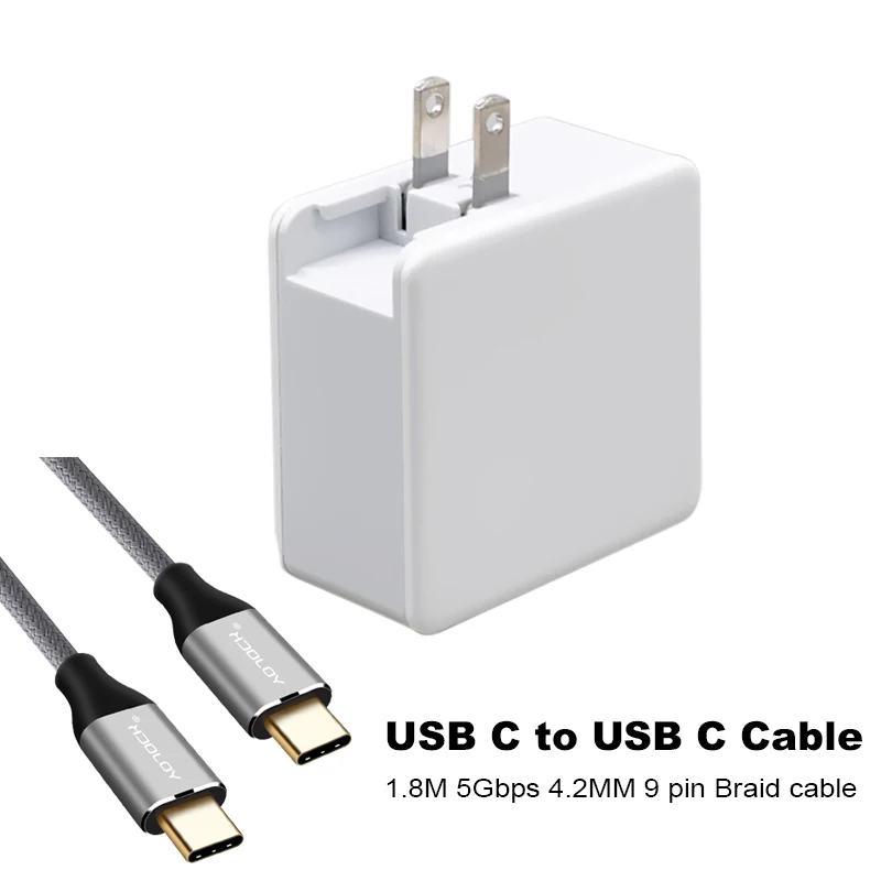 США 48 Вт Тип usb-C стены Зарядное устройство Мощность адаптер с Мощность доставки USB QC3.0 зарядки для Apple MacBook/iPhone Xiaomi USB-C PD Зарядное устройство - Тип штекера: США