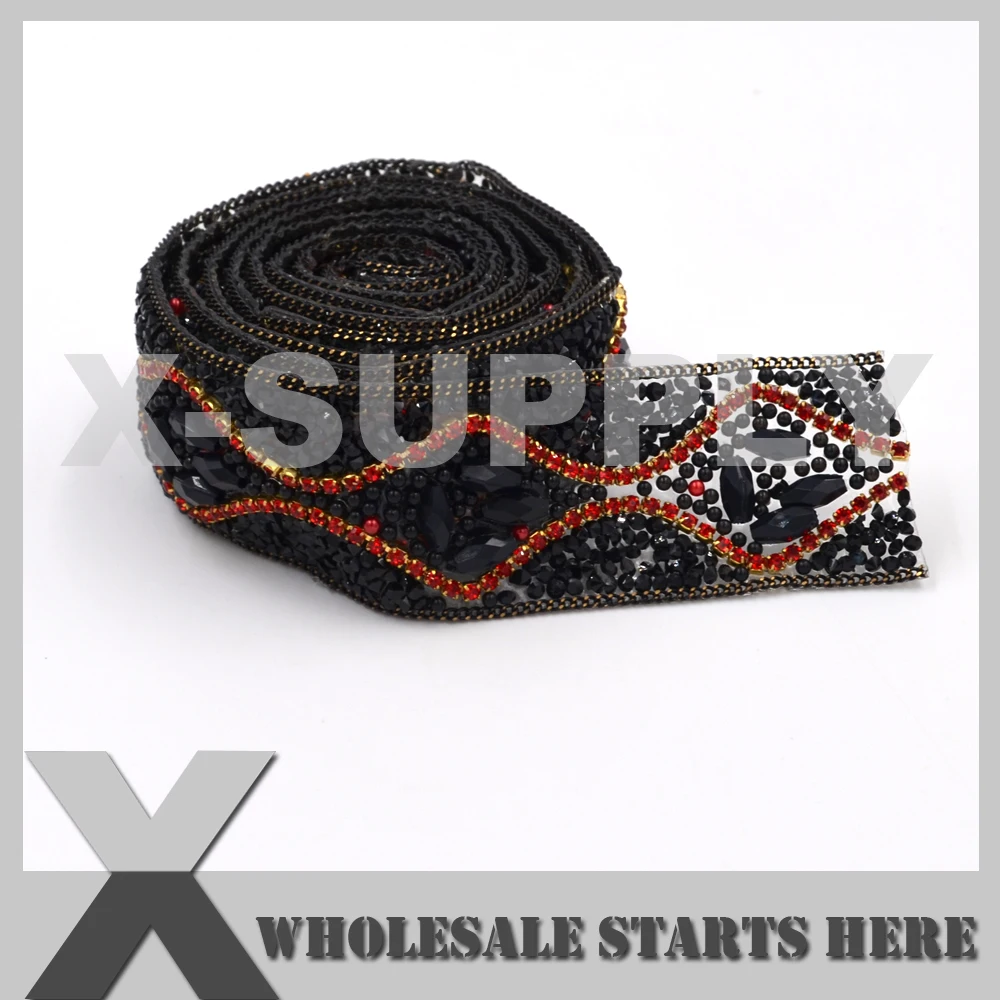 (Ширина 2 9 см) Новые Стразы бисерная обвязка используется для свадебного платья