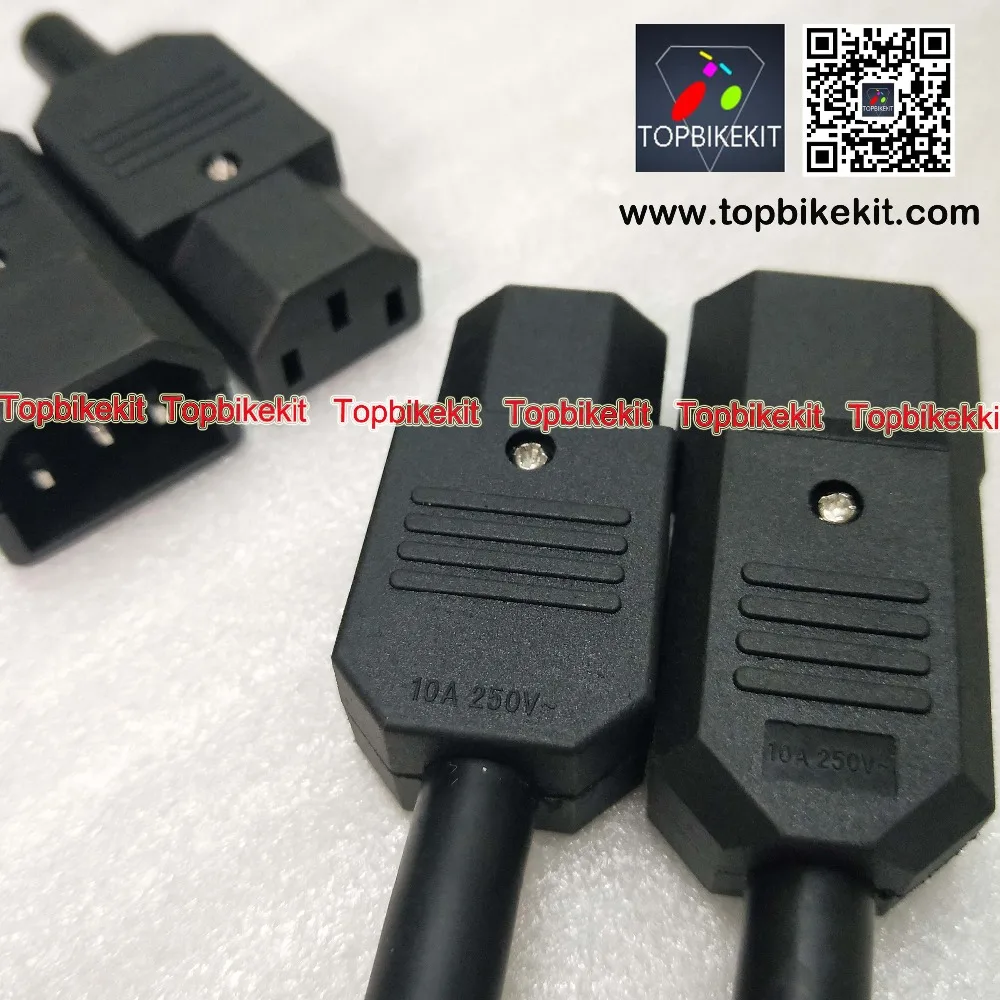 4 шт. разъем питания IEC 320 C14 2 штекера + штыря фоторазъем 10 А/250 В переменного тока