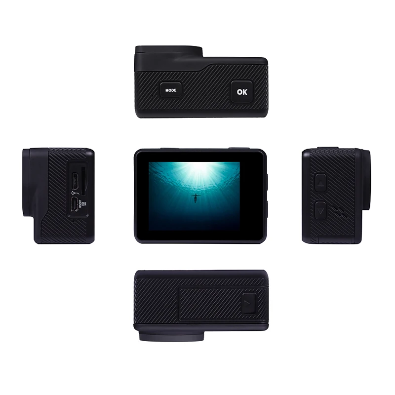 Шестиосевой гироскоп анти встряхивание и EIS Экшн камера OnReal X30KS sony IMX258 wifi 4K @ 30FPS