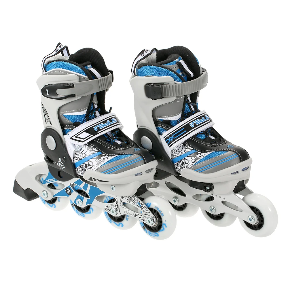 

Professional Kids Children Roller Skating Inline Skateboard Shoes Durable Hockey Patines Rollerblading Skates Double Secure Lock
