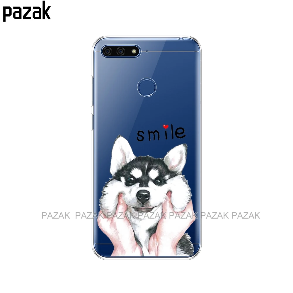 34351 Силиконовый чехол для телефона Huawei Honor 7C 5,7 дюйма, Чехлы, мягкий силиконовый чехол из ТПУ для Huawei honor 7c Aum-L41 - Цвет: 34351