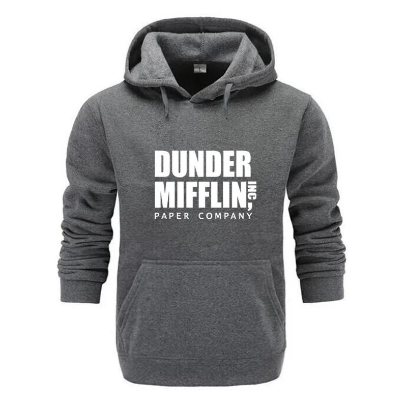 Офисная Толстовка для мужчин Woemn флисовые толстовки Dunder Mifflin paper inc. толстовка унисекс осень с капюшоном Moletom Feminino