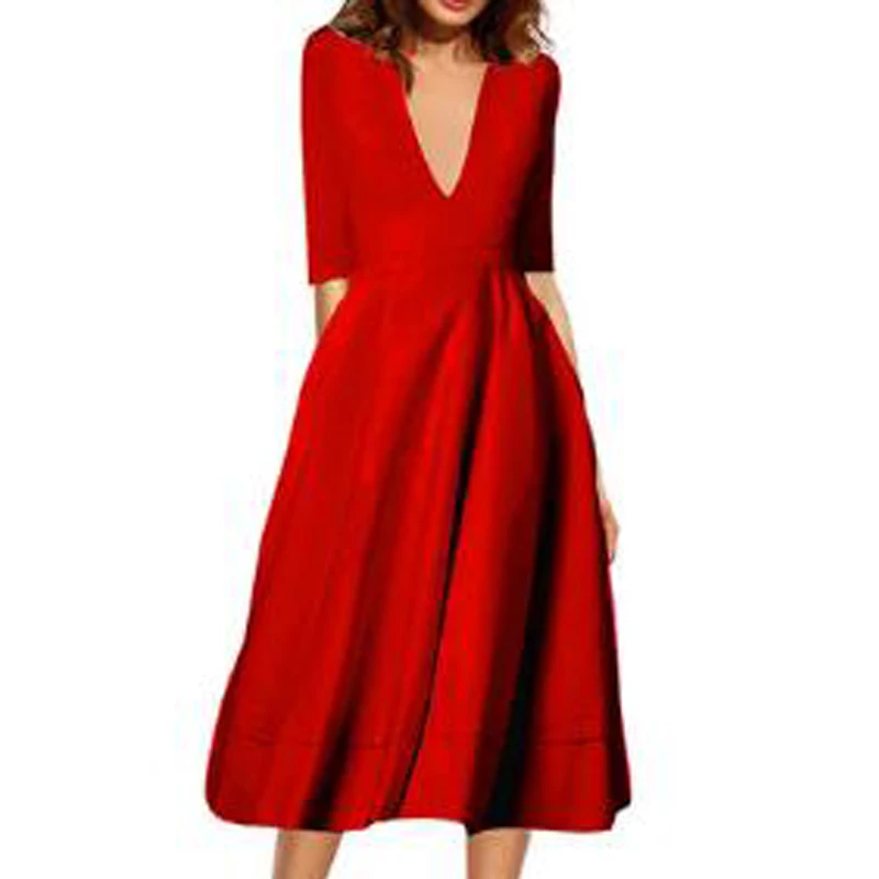 Новый Повседневное плюс Размеры элегантное платье Винтаж осень летнее Для