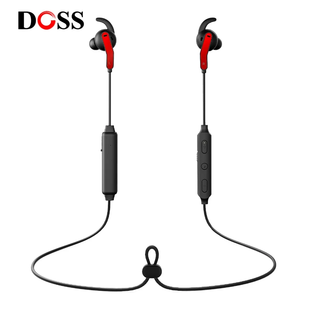 ДОСС облако Фокс S26 Bluetooth наушники Беспроводной спортивные наушники Водонепроницаемый IPX5 стерео наушники Bluetooth 4,1 Гарнитура 8 H