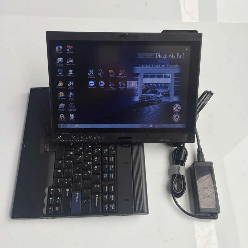 Полный чип MB STAR C5 с программным обеспечением V2020.12 360G SSD X200T 4 Гб диагностический ПК