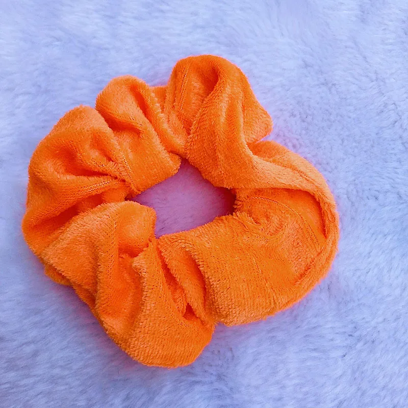 13 Bright Orange 40 цветов, винтажные резинки для волос, бархатные резинки для волос, женские эластичные резинки для волос, для девушек, конский хвост, держатель, резинки для волос, аксессуары для волос - Цвет: 13 Bright Orange